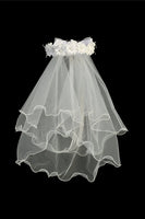 Jessa Floral Wreath with Pearls & Rhinestones