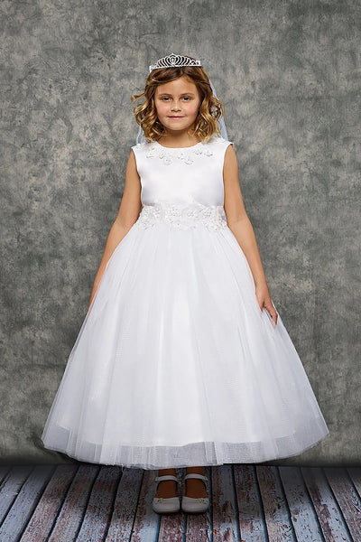 Shayla Floral Trim Tulle Skirt SIZES 2 TO 20.5