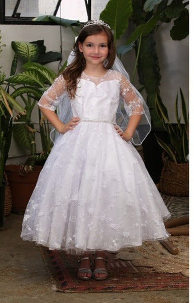 Blossom Long Sleeves & Full Skirt   SIZES 6 TO 20