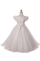 Hope Short Sleeve Full Tulle Skirt   Sizes 6 to 16