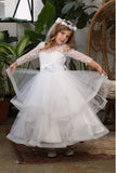 Charlotte Long Sleeve Tulle Skirt SIZES 3 TO 20