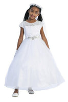 Ellie Short Sleeve Full Tulle Skirt   SIZES 6 TO 24